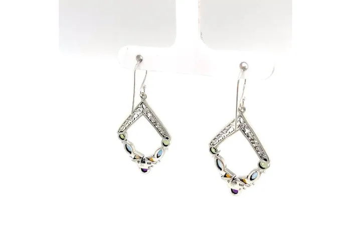 Samuel B Riviera Filigree Earrings Multi Earrings