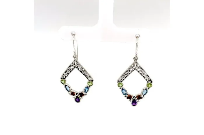 Samuel B Riviera Filigree Earrings Multi Earrings