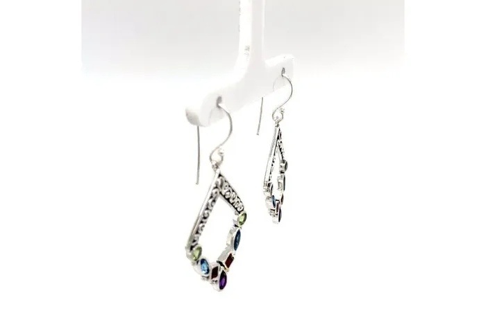 Samuel B Riviera Filigree Earrings Multi Earrings