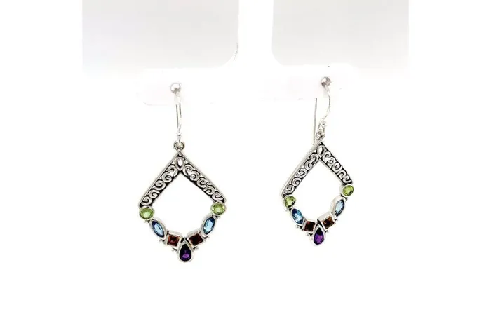 Samuel B Riviera Filigree Earrings Multi Earrings