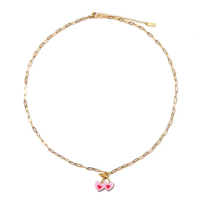 shopsnackbreak Sweet Like Cherries Necklace Necklaces