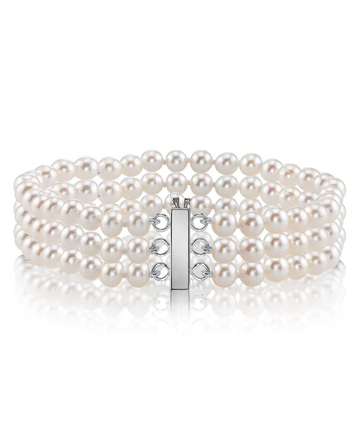 SPT Triple Hanadama Akoya Pearl Bracelet Bracelets