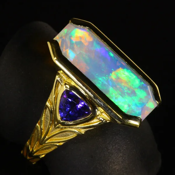 Tantalizing Opal Ring Designed By Christopher Michael 713 Carat vendorunknown Rings
