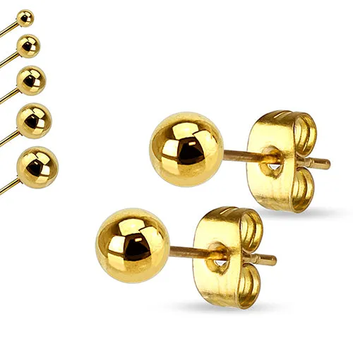 Tulsa Body Jewelry Gold Stud Earrings Earrings