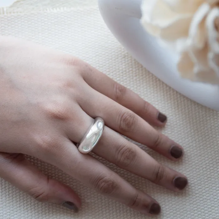 Upakarna Rings Sleek Chic Band Ring