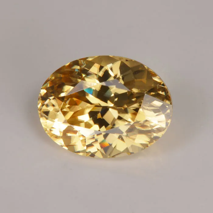 vendorunknown Rings Oval Cut Yellow Zircon 709 Carats