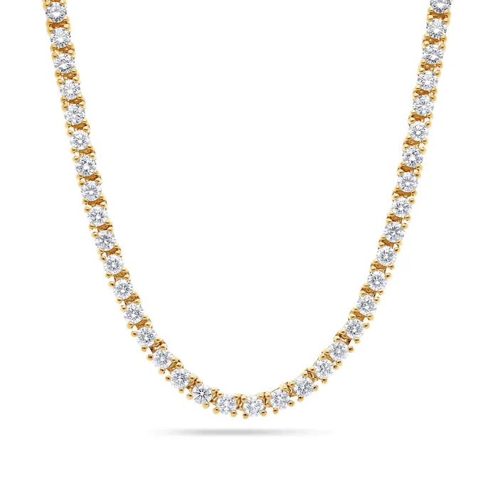 Vincent Diamond Tennis Necklace 25Point IF Co Necklaces
