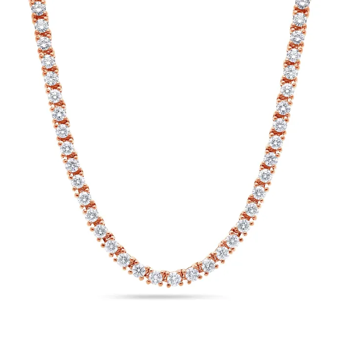 Vincent Diamond Tennis Necklace 25Point IF Co Necklaces