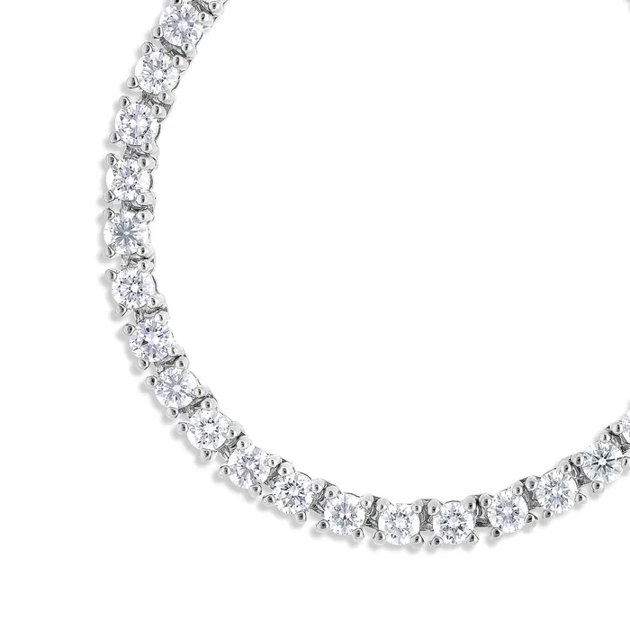Vincent Diamond Tennis Necklace 25Point IF Co Necklaces