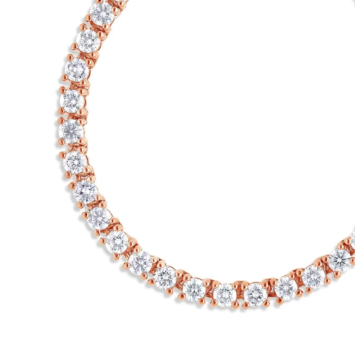 Vincent Diamond Tennis Necklace 25Point IF Co Necklaces