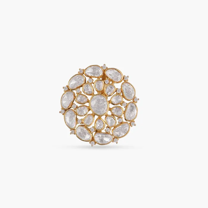 Arka Moissanite Silver Finger Ring SILVER Rings