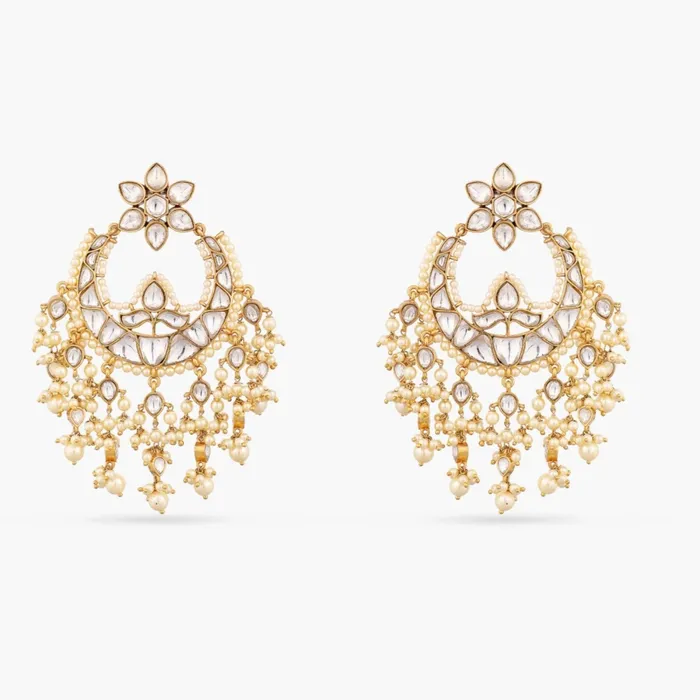 Ashuti Jadau Silver Earrings SILVER Earrings
