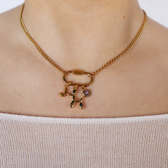 Balloon Dog Charm VibeSzn Charm Necklaces