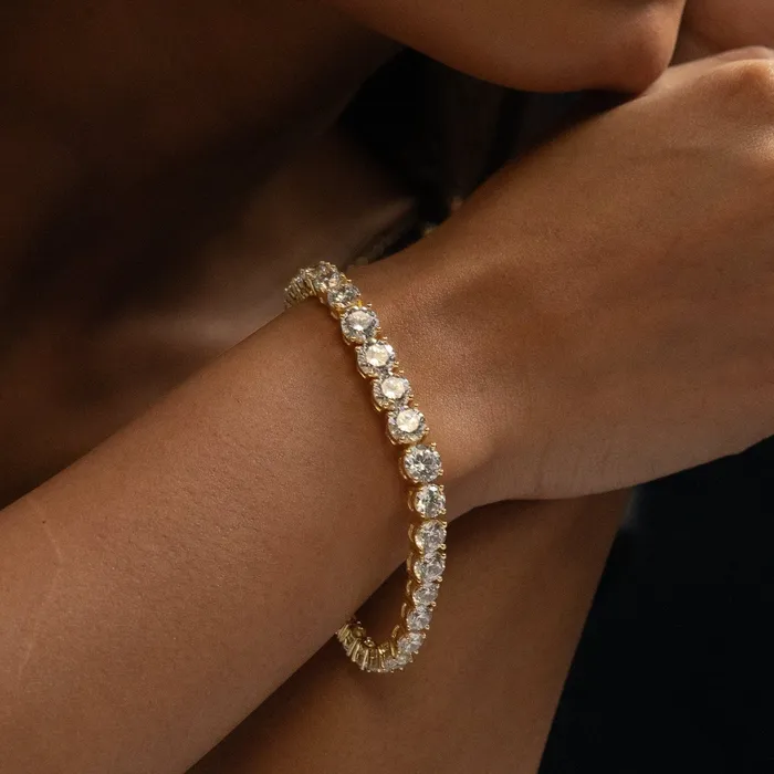 Bracelets SILVER Lyric CZ Silver Tennis Bracelet