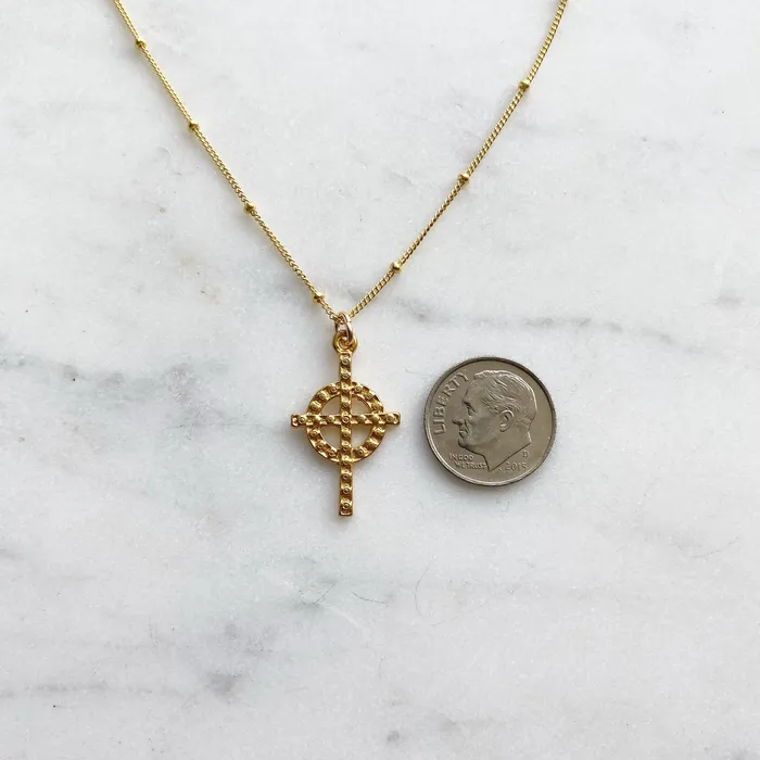 Cross Necklace TheLittleCatholic Necklaces