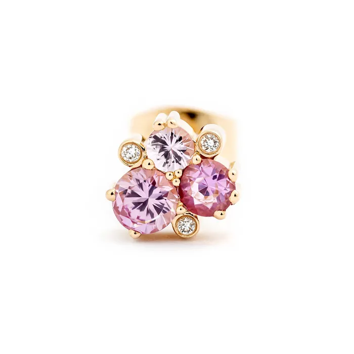 Earrings Design Jussi Louesalmi Keto Meadow earrings Pink 33