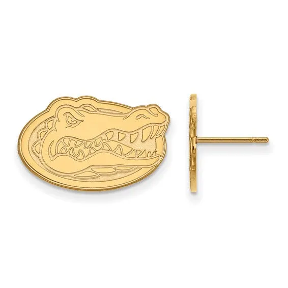 Earrings International Diamond Center 14k Yellow Gold LogoArt University of Florida Gator Small Post Earrings Earrings International Diamond Center 14k Yellow Gold LogoArt University of Florida Gator Small Post Earrings