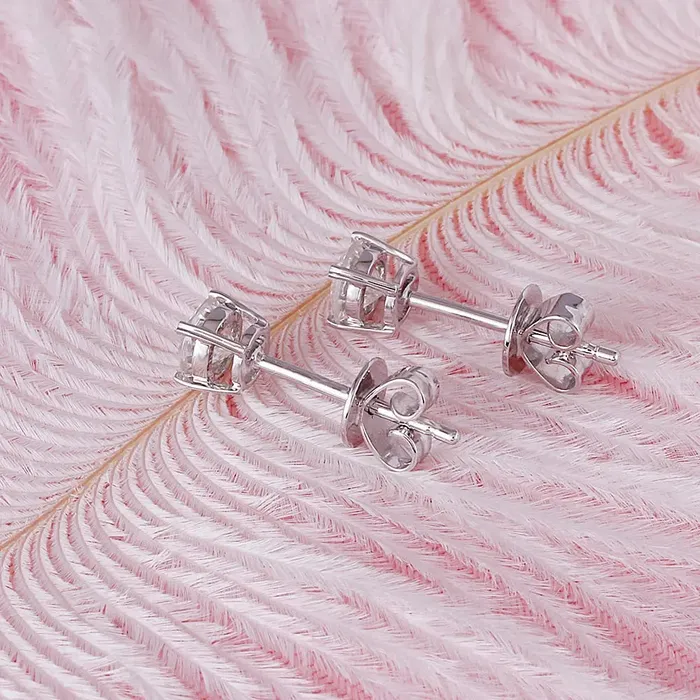 Earrings Luxus Moissanite Rings Jewelry 14k White Gold Moissanite Stud Earrings Big 1ctw