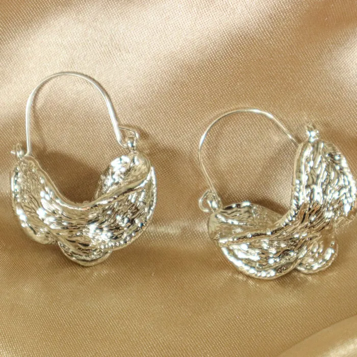 Earrings Omolola Jewellery Zazzau Fulani Silver Hoop Earrings