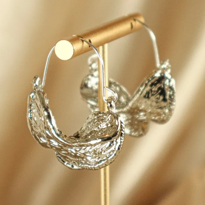Earrings Omolola Jewellery Zazzau Fulani Silver Hoop Earrings