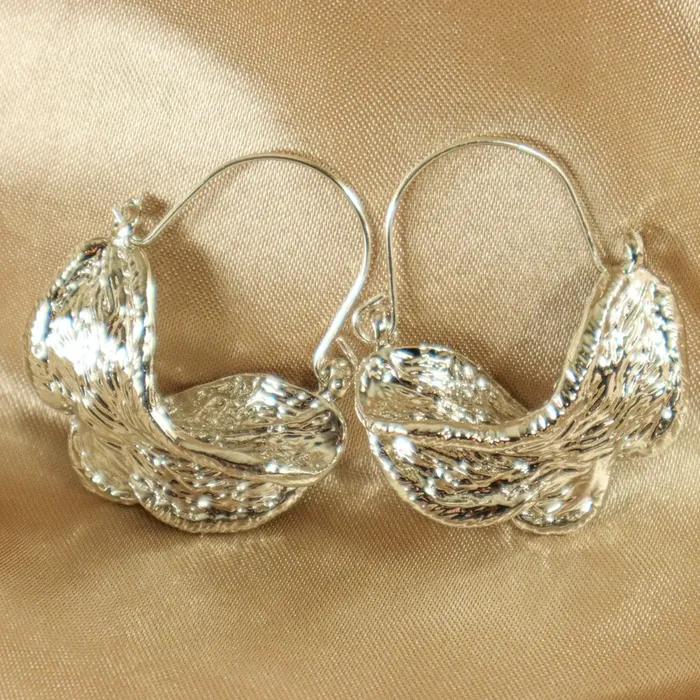 Earrings Omolola Jewellery Zazzau Fulani Silver Hoop Earrings