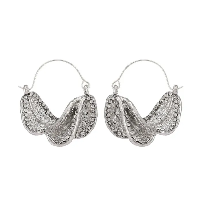 Earrings Omolola Jewellery Zazzau Fulani Silver Hoop Earrings