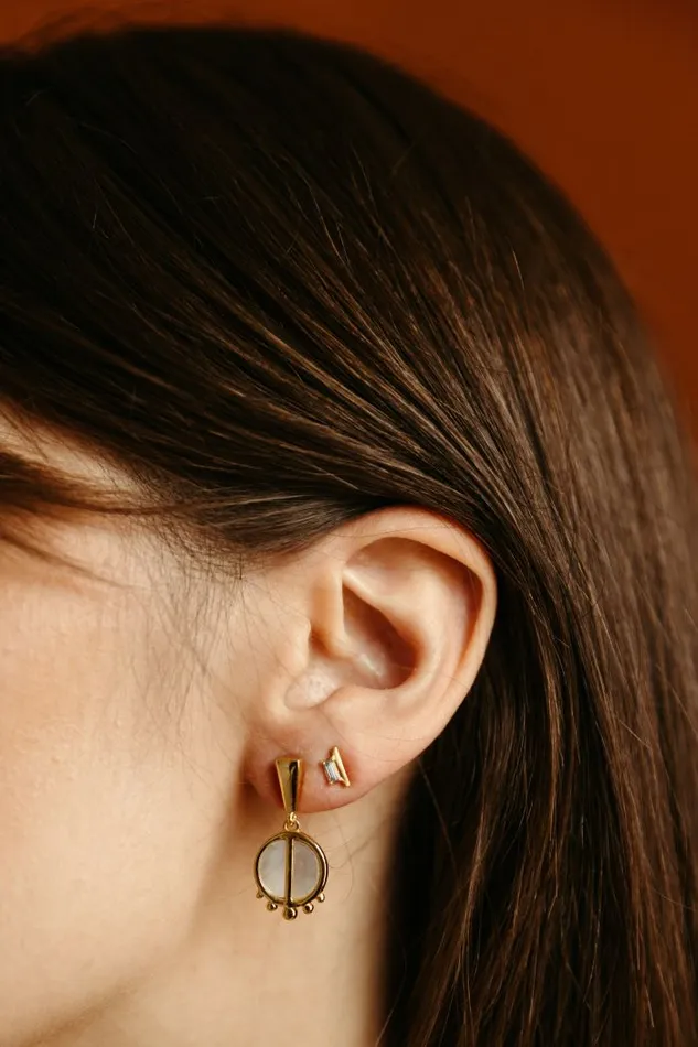 Earrings Sierra Winter Jewelry Shadow Earrings White Topaz