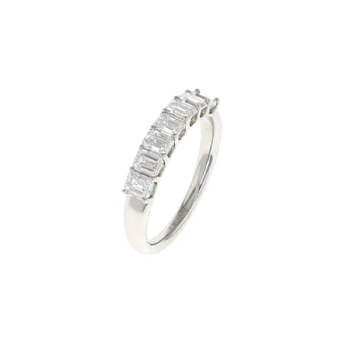 Emerald Cut Diamond Band 136CTW Shop IDC estore Rings