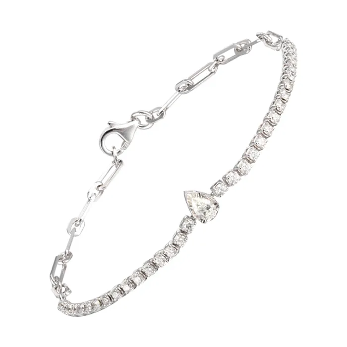 Gems One Bracelets 14Kt White Gold Diamond 56Ctw Bracelet