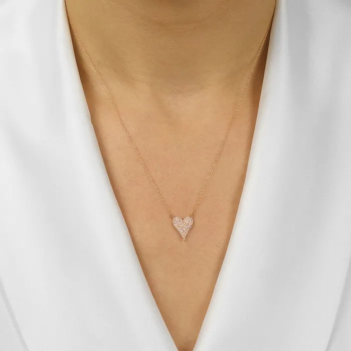 Gems One Necklaces Rose Gold Heart Pendant Gems One Necklaces Rose Gold Heart Pendant