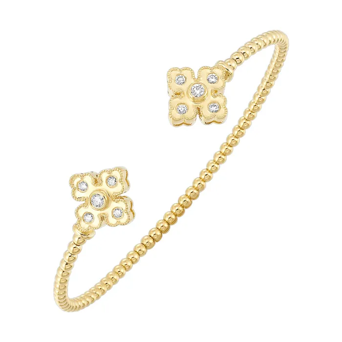 Gems One PreStyled Sets 14Kt Yellow Gold Diamond 14Ctw Bangle