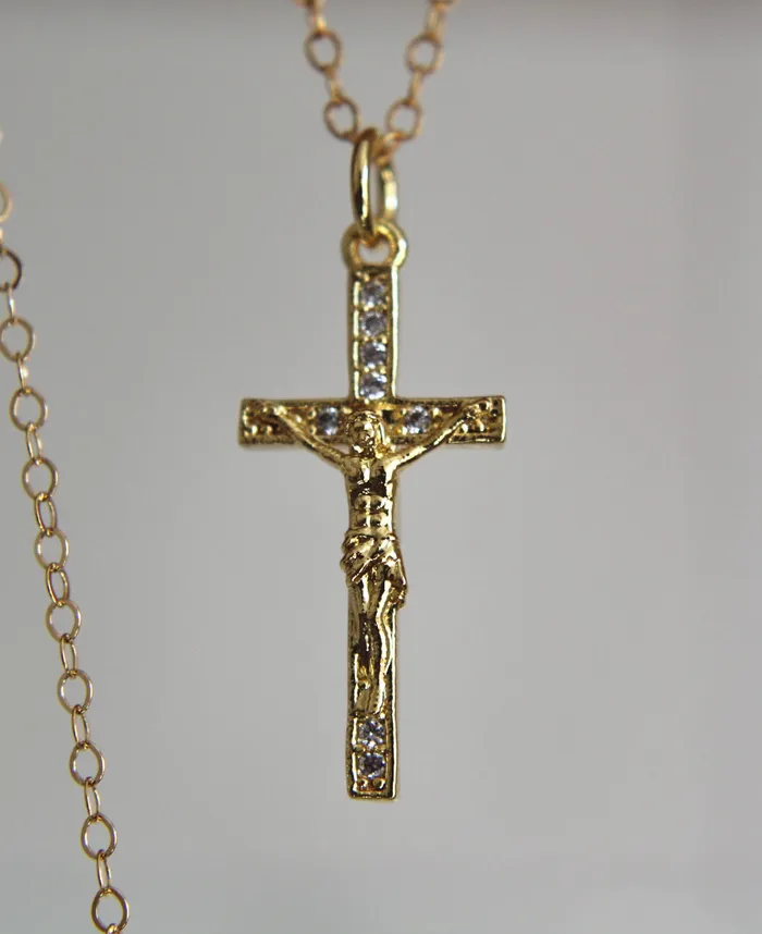 Good Friday Crucifix Necklace The Little Catholic Necklaces