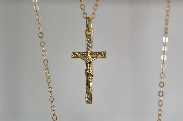 Good Friday Crucifix Necklace The Little Catholic Necklaces