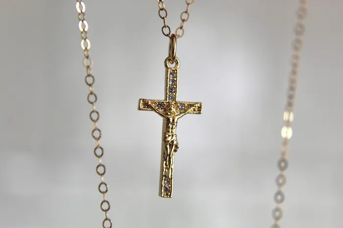 Good Friday Crucifix Necklace The Little Catholic Necklaces