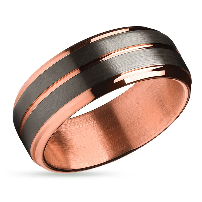 Gunmetal Tungsten Wedding Ring Gunmetal Wedding Ring Rose Gold Wedding Band Clean Casting Jewelry Rings Gunmetal Tungsten Wedding Ring Gunmetal Wedding Ring Rose Gold Wedding Band Clean Casting Jewelry Rings