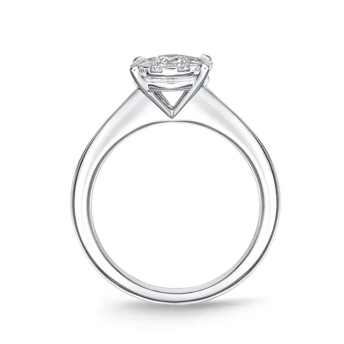 IDC Signature Collection White Gold Round Bouquet Solitaire Engagement Ring 63ctw approx 40 center International Diamond Center Rings IDC Signature Collection White Gold Round Bouquet Solitaire Engagement Ring 63ctw approx 40 center International Diamond Center Rings