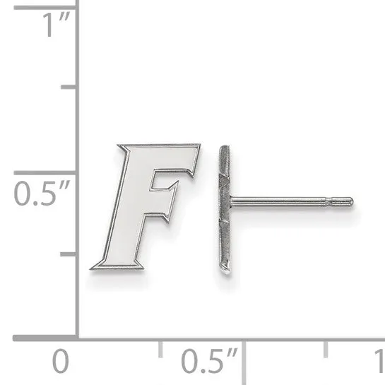 International Diamond Center 14k White Gold LogoArt University of Florida Letter F Extra Small Post Earrings Earrings International Diamond Center 14k White Gold LogoArt University of Florida Letter F Extra Small Post Earrings Earrings