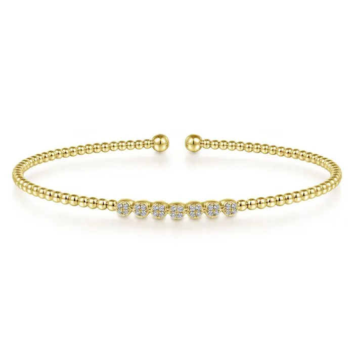International Diamond Center Bracelets Gabriel Co Bujukan Yellow Gold Bracelet 014 CTW International Diamond Center Bracelets Gabriel Co Bujukan Yellow Gold Bracelet 014 CTW