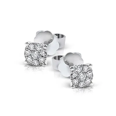 International Diamond Center Earrings Simon G me1930 Stud Earrings in 18k Gold with Diamonds International Diamond Center Earrings Simon G me1930 Stud Earrings in 18k Gold with Diamonds