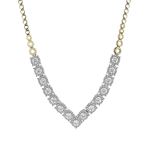 International Diamond Center Necklaces Simon G ln4059 Necklace in 18k Gold with Diamonds International Diamond Center Necklaces Simon G ln4059 Necklace in 18k Gold with Diamonds