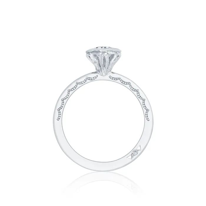 International Diamond Center Rings Tacori 18k White Gold Starlit Oval Diamond Engagement Ring Setting 001 CTW International Diamond Center Rings Tacori 18k White Gold Starlit Oval Diamond Engagement Ring Setting 001 CTW