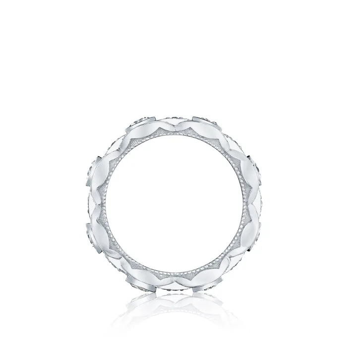 International Diamond Center Rings Tacori Adoration 18k White Gold Diamond Wedding Band 436 CTW International Diamond Center Rings Tacori Adoration 18k White Gold Diamond Wedding Band 436 CTW