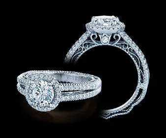 International Diamond Center Verragio Venetian Round Diamond Engagement Ring Setting 030CTW Rings International Diamond Center Verragio Venetian Round Diamond Engagement Ring Setting 030CTW Rings