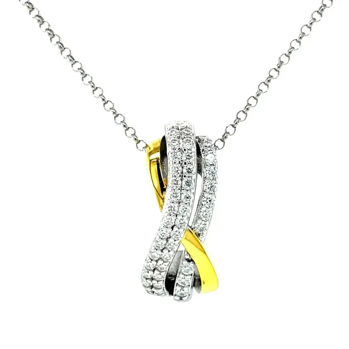 Luxus Moissanite Necklaces PLATINUM PLATED SILVER THROUGH THICK AND THIN 2 TONE PENDANT WMOISSANITE STONES AND POETRY CARD Luxus Moissanite Necklaces PLATINUM PLATED SILVER THROUGH THICK AND THIN 2 TONE PENDANT WMOISSANITE STONES AND POETRY CARD