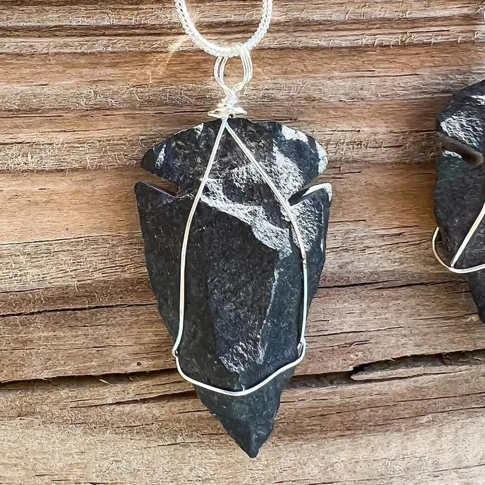 Magic Crystals Necklaces Black Agate Pendant Necklace
