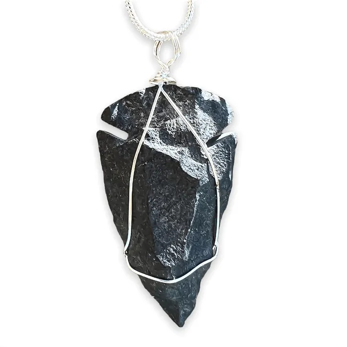 Magic Crystals Necklaces Black Agate Pendant Necklace