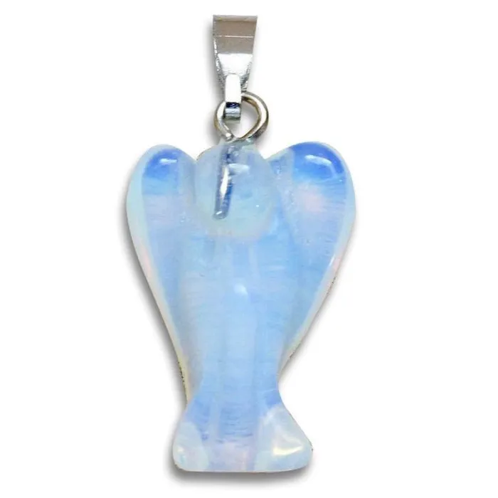 Magic Crystals Necklaces Crystal Guardian Angel Pendant Necklace