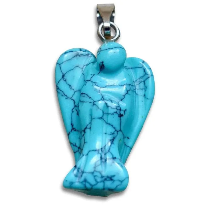 Magic Crystals Necklaces Crystal Guardian Angel Pendant Necklace