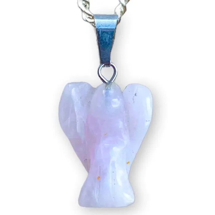 Magic Crystals Necklaces Crystal Guardian Angel Pendant Necklace