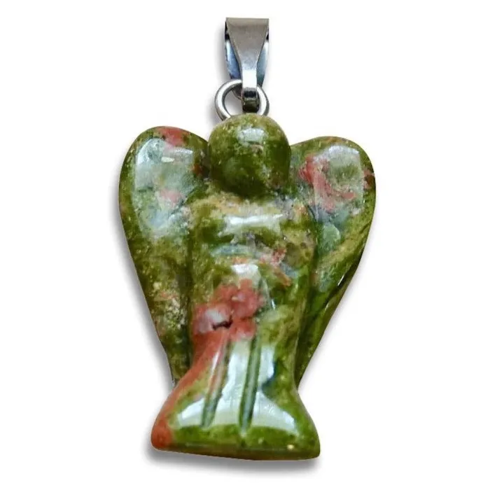 Magic Crystals Necklaces Crystal Guardian Angel Pendant Necklace